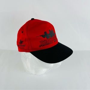 Vintage Winchester Ammunition Rifle Hat Red Snapback Cap